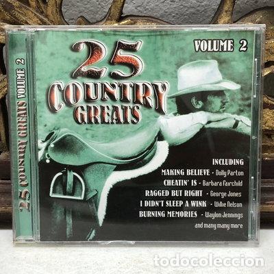 CDs de m&uacute;sica: 25 Country Greats: Volume 2- 5033606063020