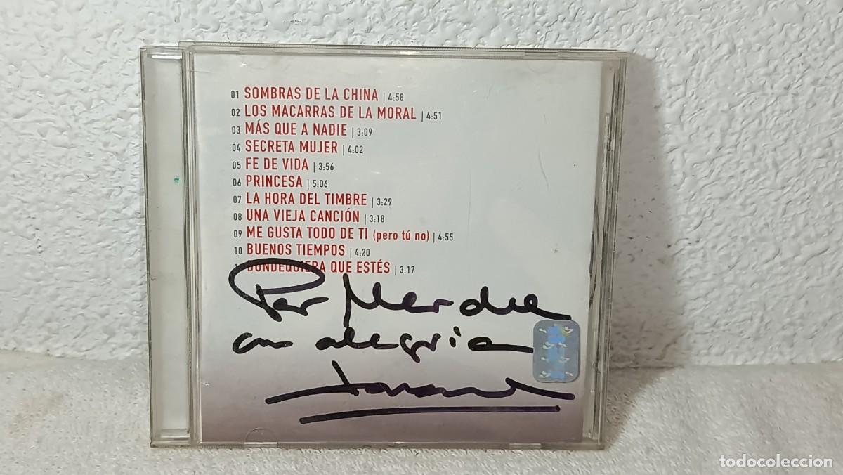 CDs de m&uacute;sica: ANTIGUO CD PROMOCIONAL CON AUTOGRAFDO ORIGINAL DE JOAN MANUEL SERRAT SOMBRAS DE LA CHINA A&Ntilde;O 1998