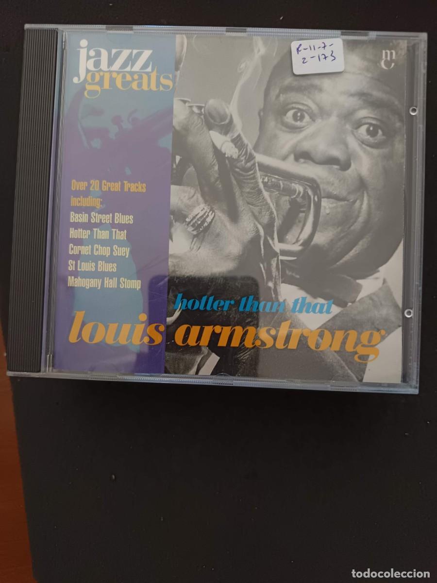 CDs de m&uacute;sica: LOUIS ARMSTRONG: HOTTER THAN THAT. JAZZ GREATS