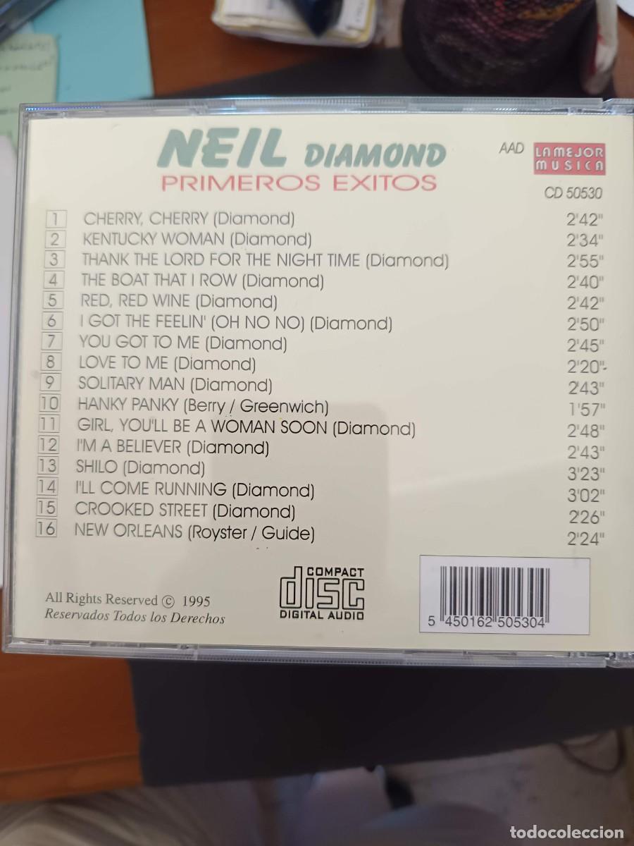 CDs de m&uacute;sica: NEIL DIAMOND. PRIMEROS &Eacute;XITOS - Foto 2