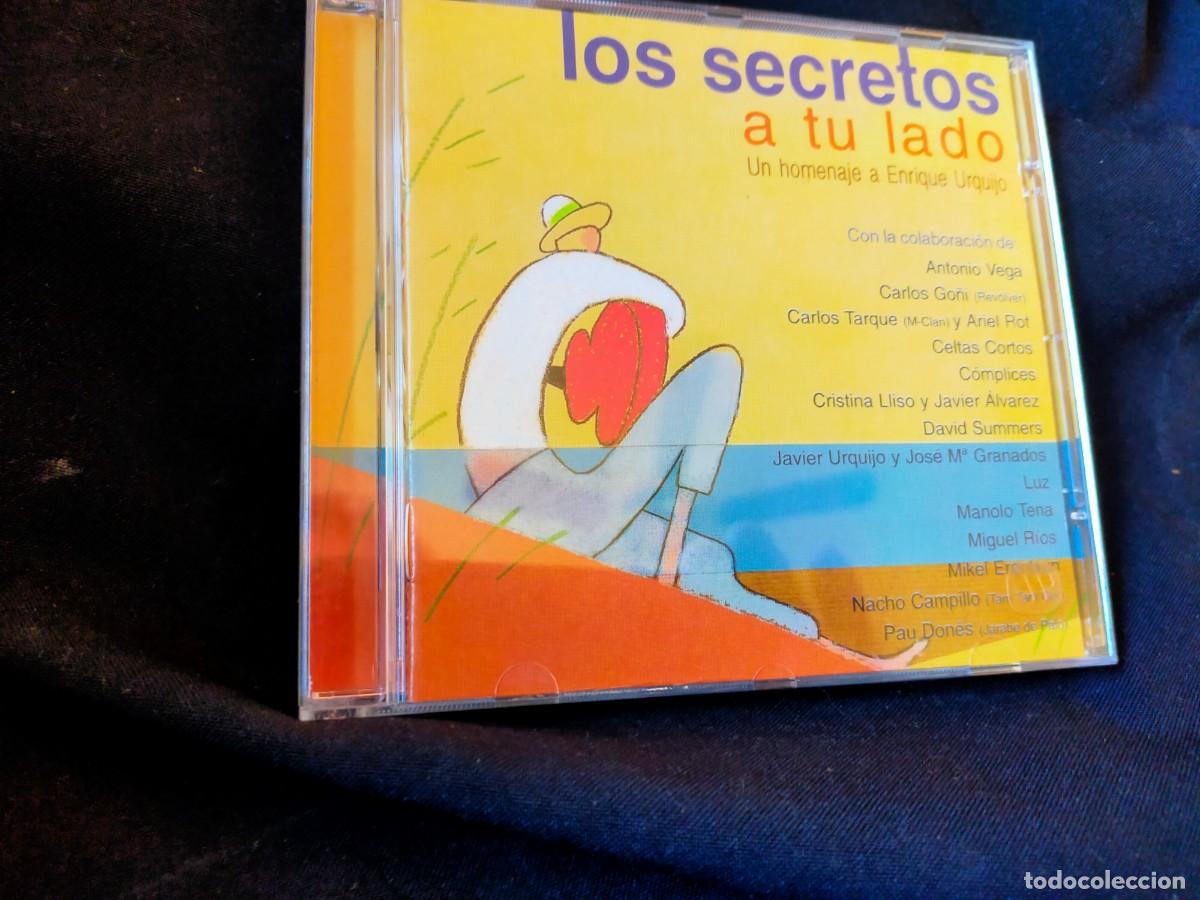 CDs de m&uacute;sica: LOS SECRETOS. A TU LADO. UN HOMENAJE A ENRIQUE URQUIJO. VARIOS ARTISTAS. DRO-EAST WEST. 17 TEMAS