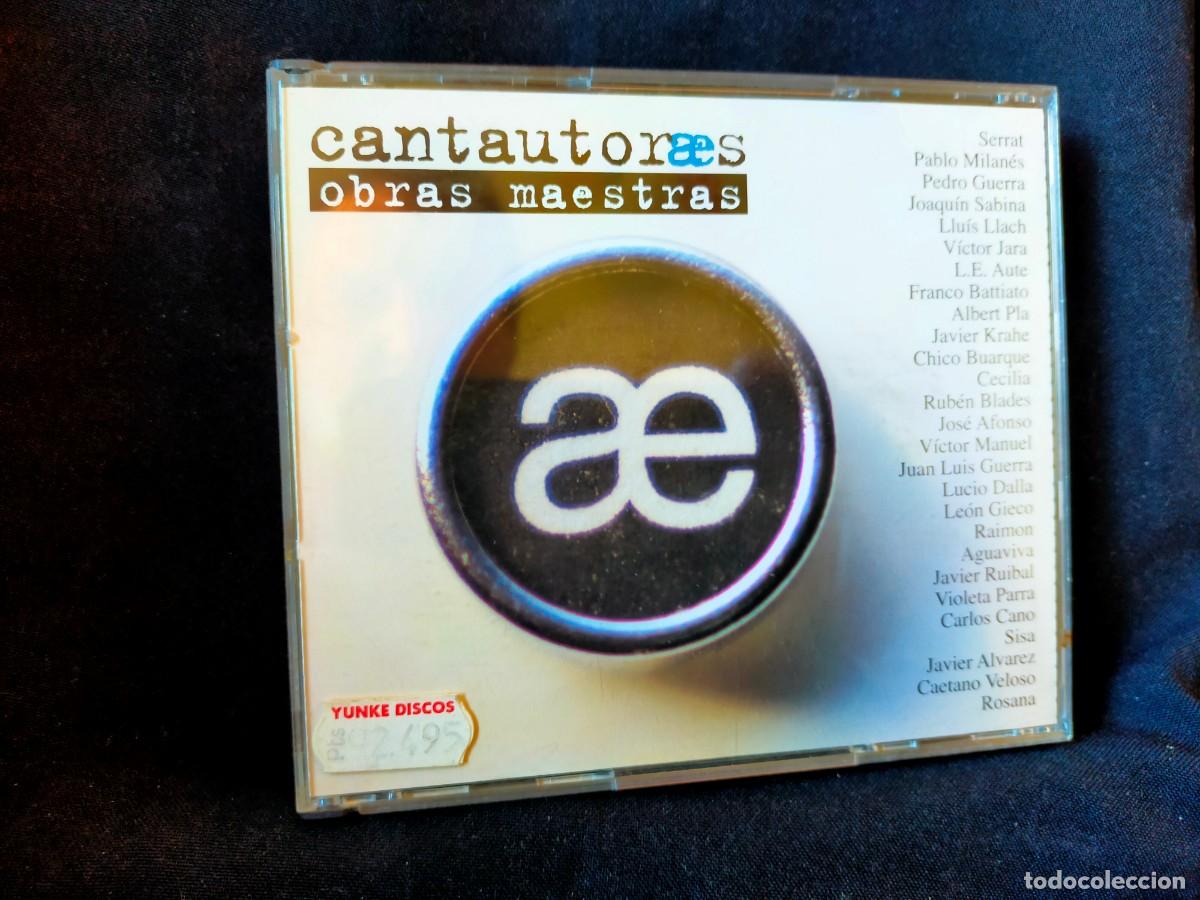 CDs de m&uacute;sica: CANTAUTORES. OBRAS MAESTRAS. 1996 DOBLE CD. BMG. 27 TEMAS.