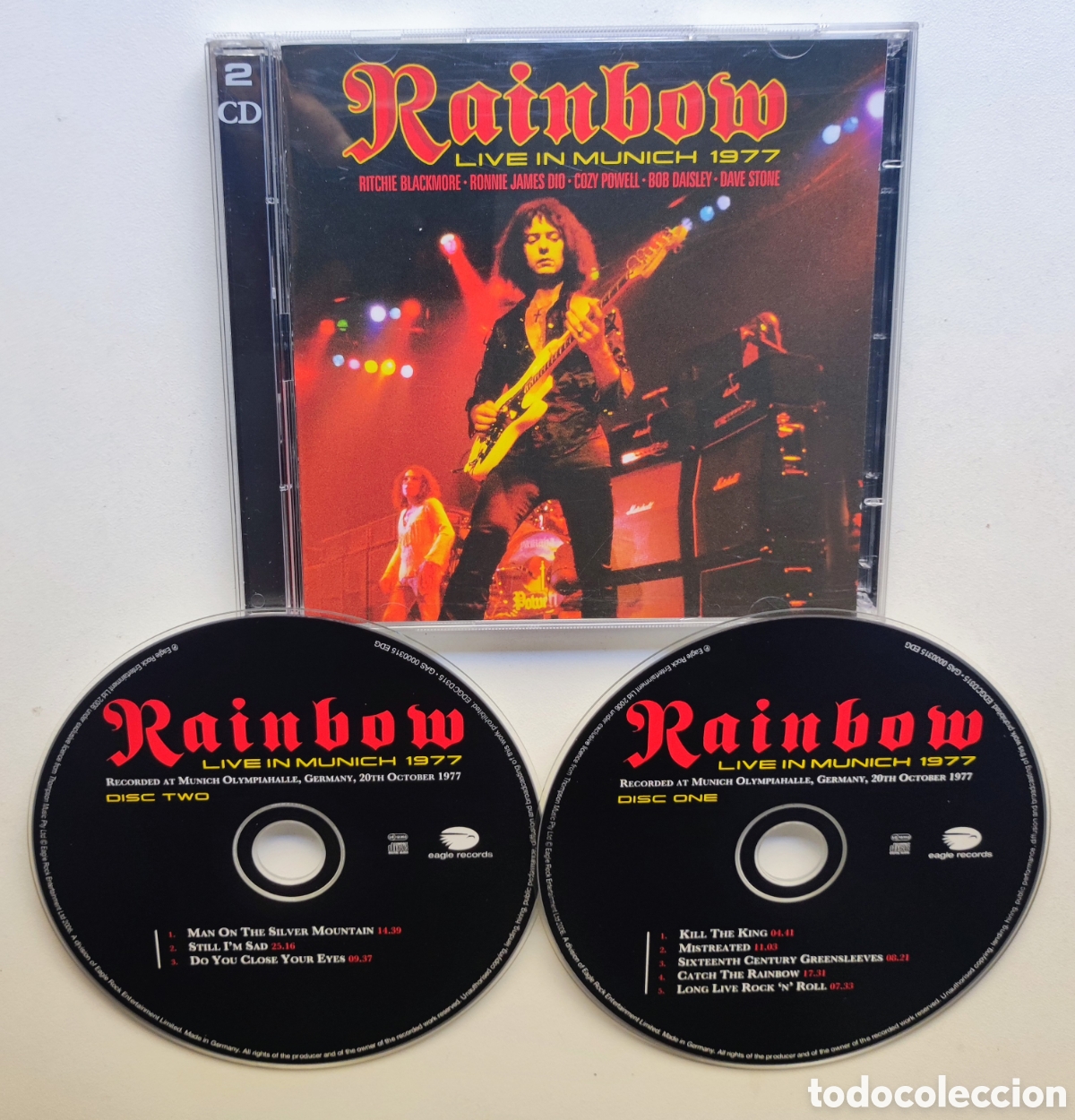 CDs de m&uacute;sica: DOBLE CD - RAINBOW / LIVE IN MUNICH 1977 - DIO, RITCHIE BLACKMORE, COZY POWELL, DAISLEY Y D. STONE