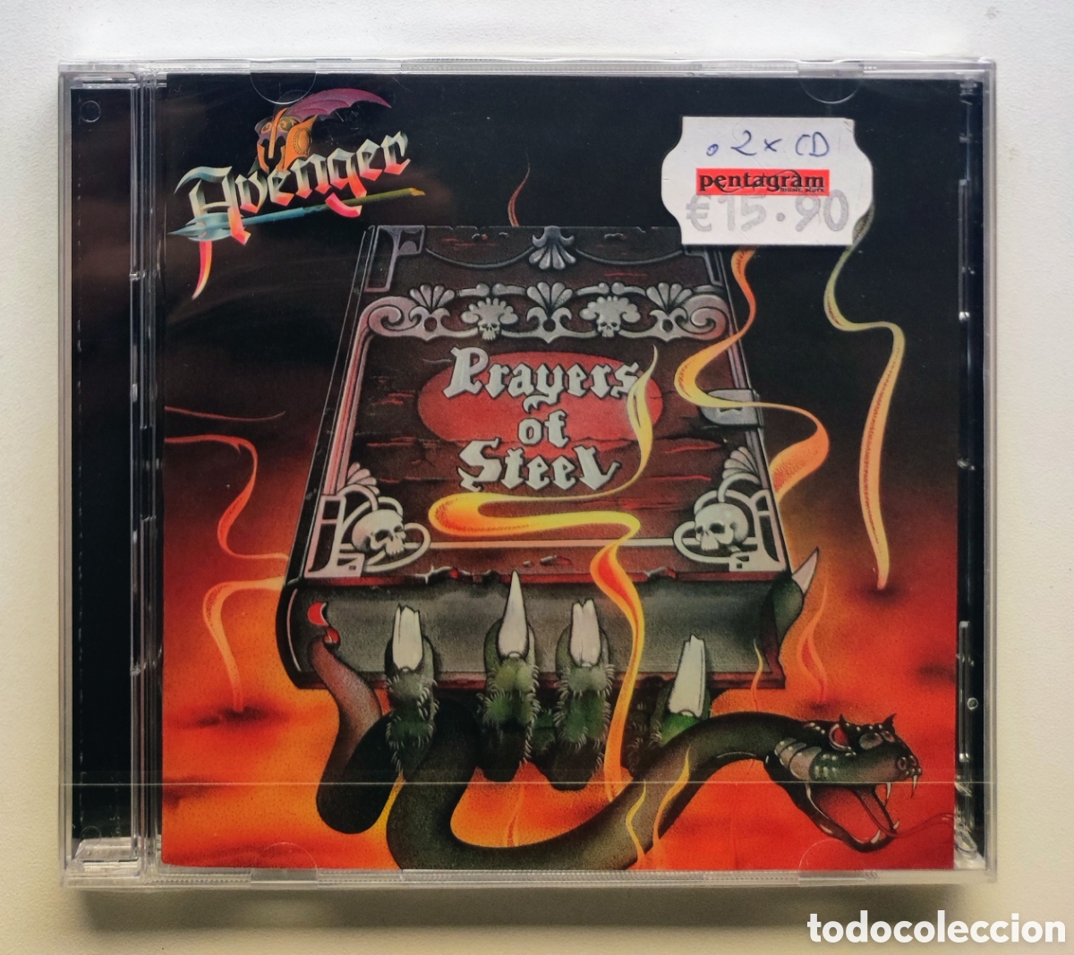 CDs de m&uacute;sica: DOBLE CD - AVENGER / RAGE - PRAYERS OF STEEL (ALBUM DEBUT) / DR. BONES LETHAL RECORDING - PRECINTADO