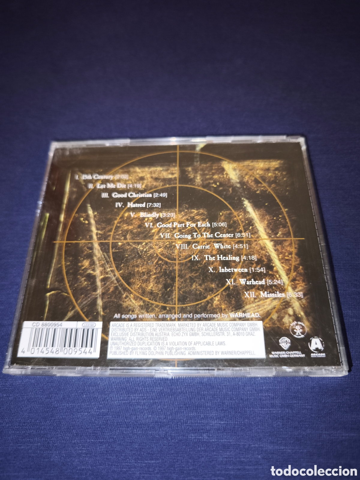 CDs de m&uacute;sica: Warhead Good part for each - Foto 2