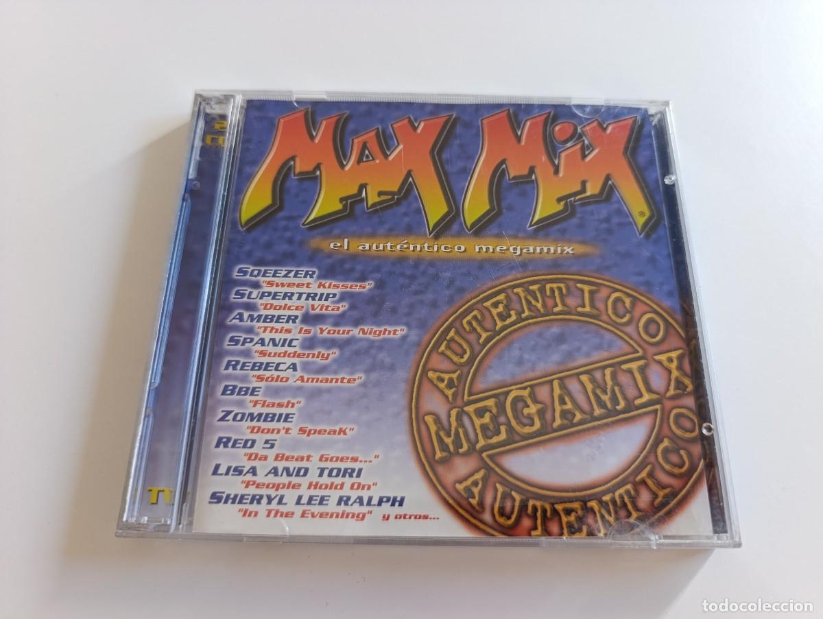 CDs de m&uacute;sica: Max Mix (El Aut&eacute;ntico Megamix) 2x CD 1997 Dream Team Toni Peret Jos&eacute; Mar&iacute;a Castells Quique Tejada