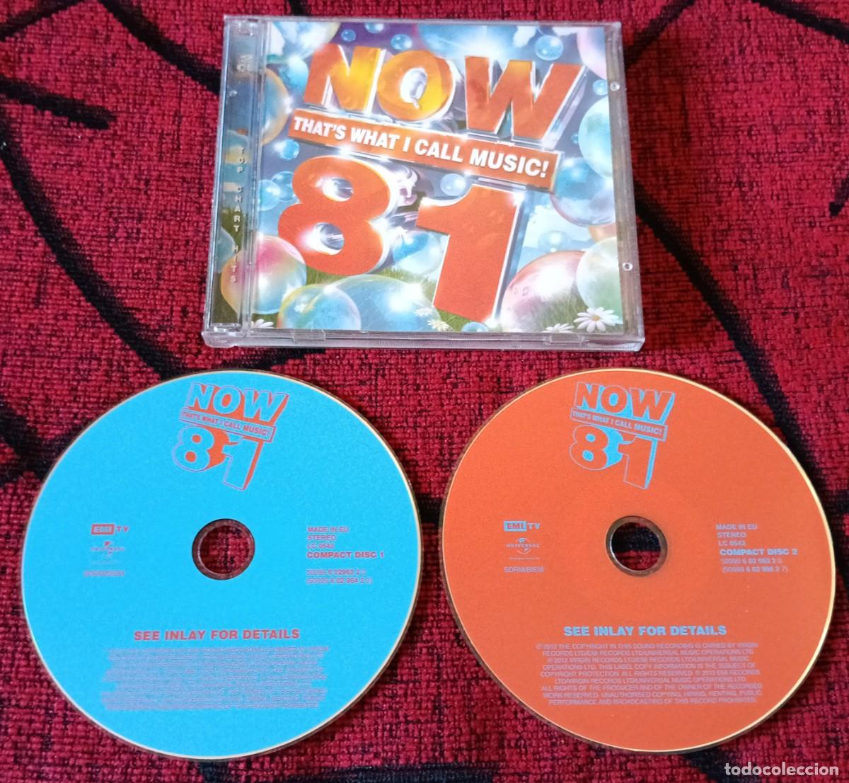 CDs de m&uacute;sica: NOW That's What I Call Music! 81 CD DOBLE 2012 COLDPLAY Ed Sheeran LANA DEL REY Pixie Lott