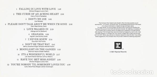 CDs de m&uacute;sica: Frank Sinatra &ndash; Swing Along With Me - Foto 2