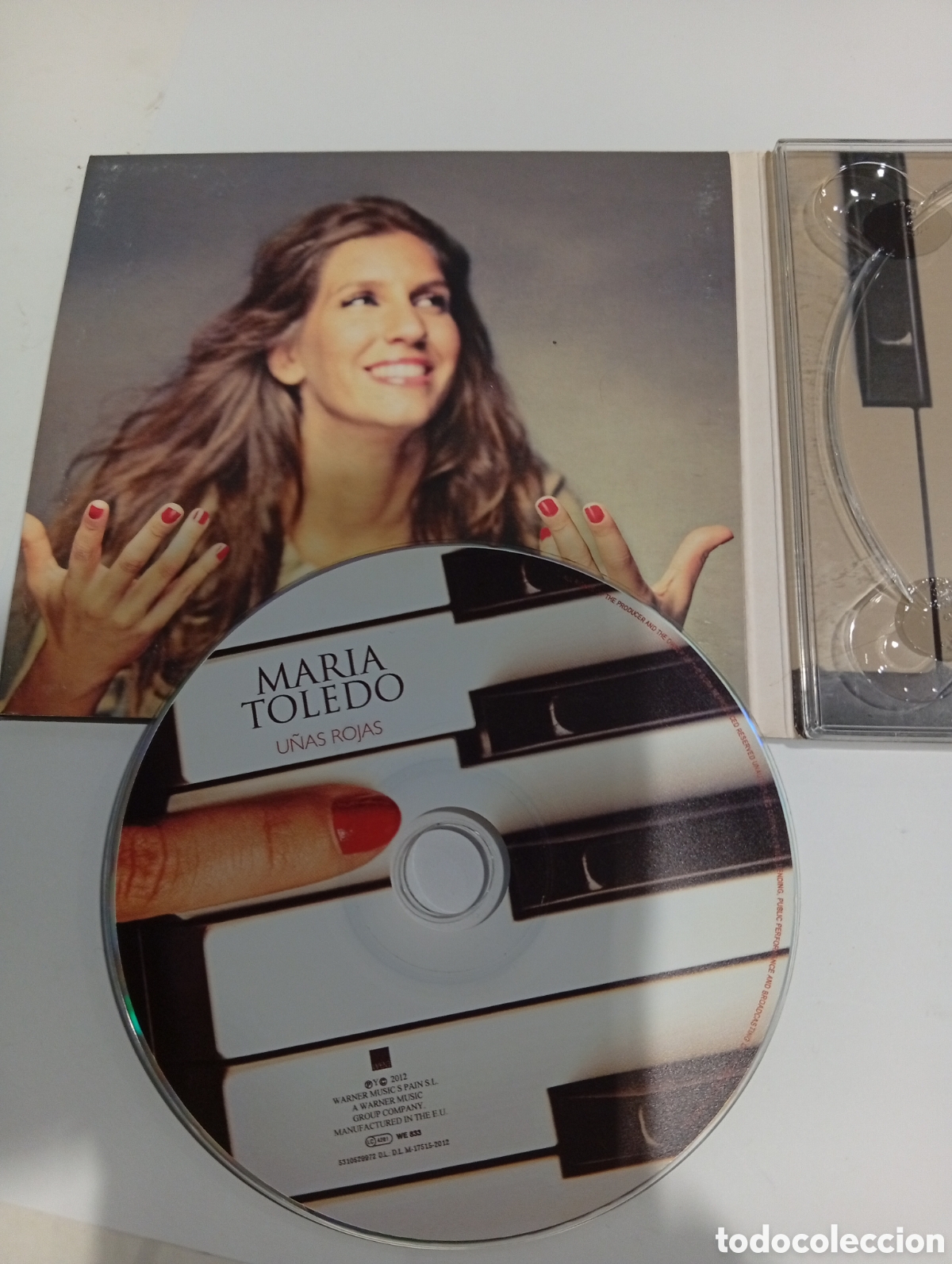 CDs de m&uacute;sica: Mar&iacute;a Toledo U&ntilde;as rojas - Foto 3