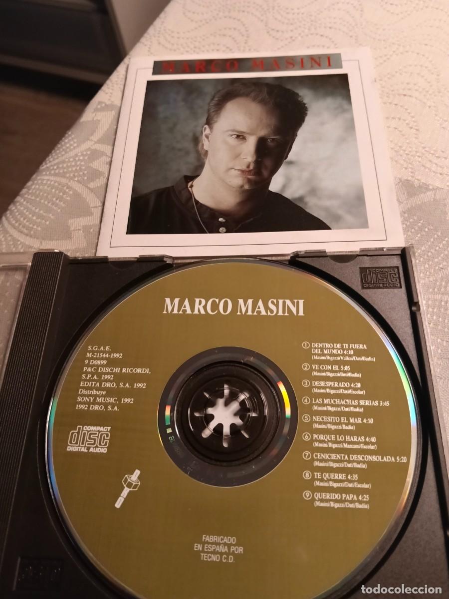 CDs de m&uacute;sica: RAR CD. MARCO MASINI. MISMO T&Iacute;TULO. MADE IN SPAIN