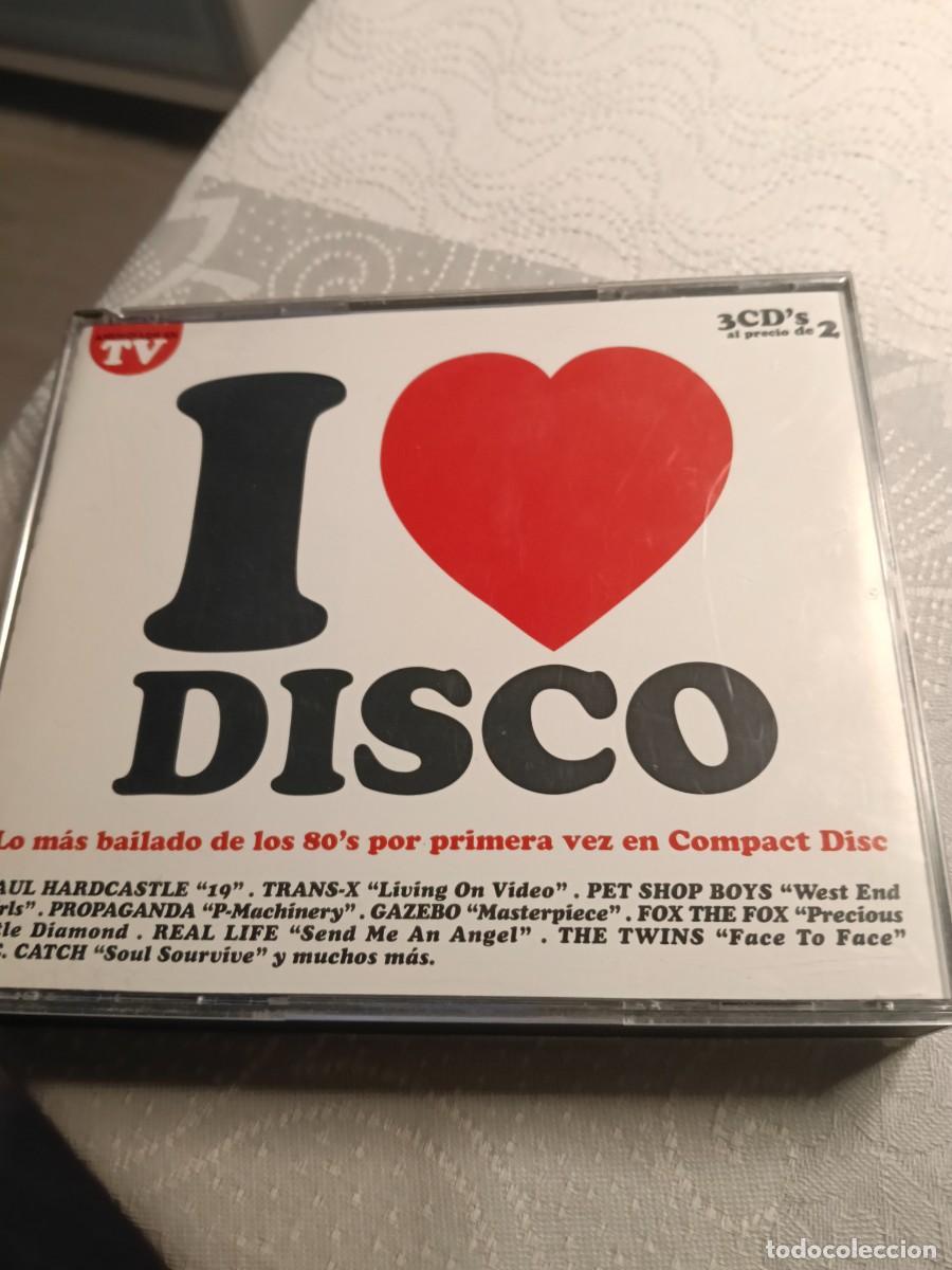 CDs de m&uacute;sica: RAR 3 CD'S. I LOVE DISCO. GAZEBO, THE TWINS, C.C.CATCH. ITALO DISCO. SPAIN