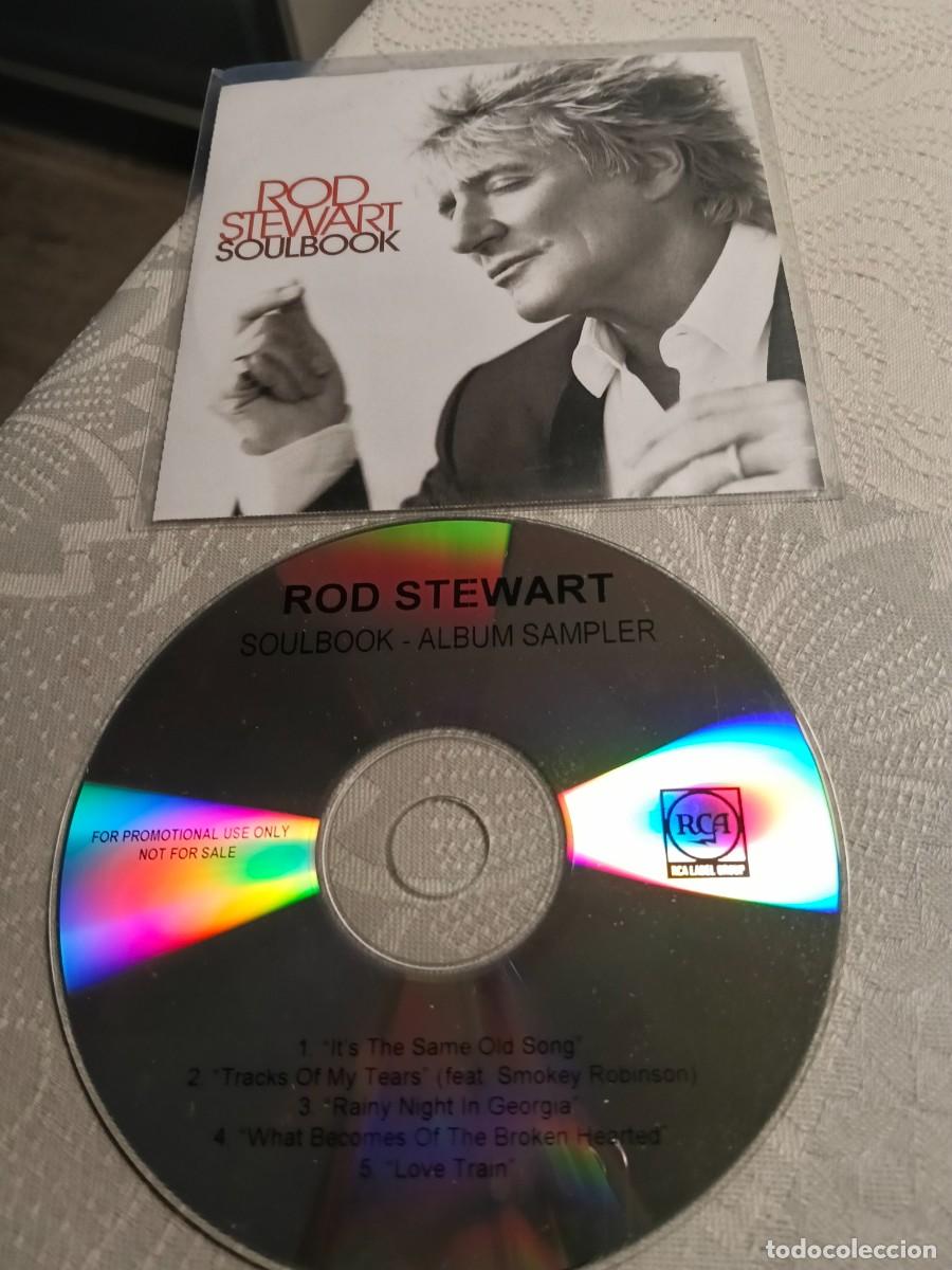 CDs de m&uacute;sica: RAR PROMO CD-R. ROD STEWART. SOULBOOK. SAMPLER CD. 5 TRACKS