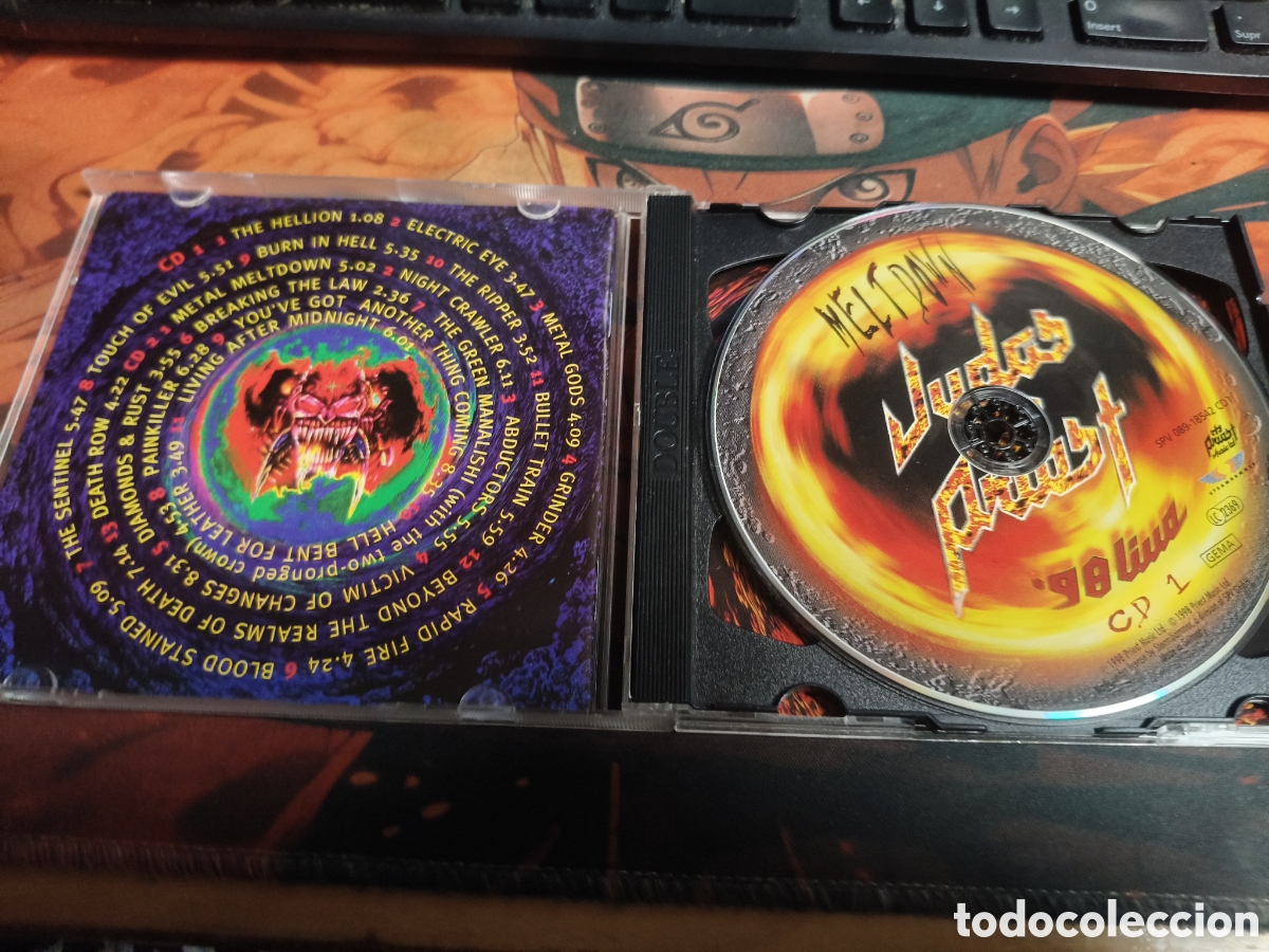 CDs de m&uacute;sica: Judas priest 98 live melt down cd - Foto 2