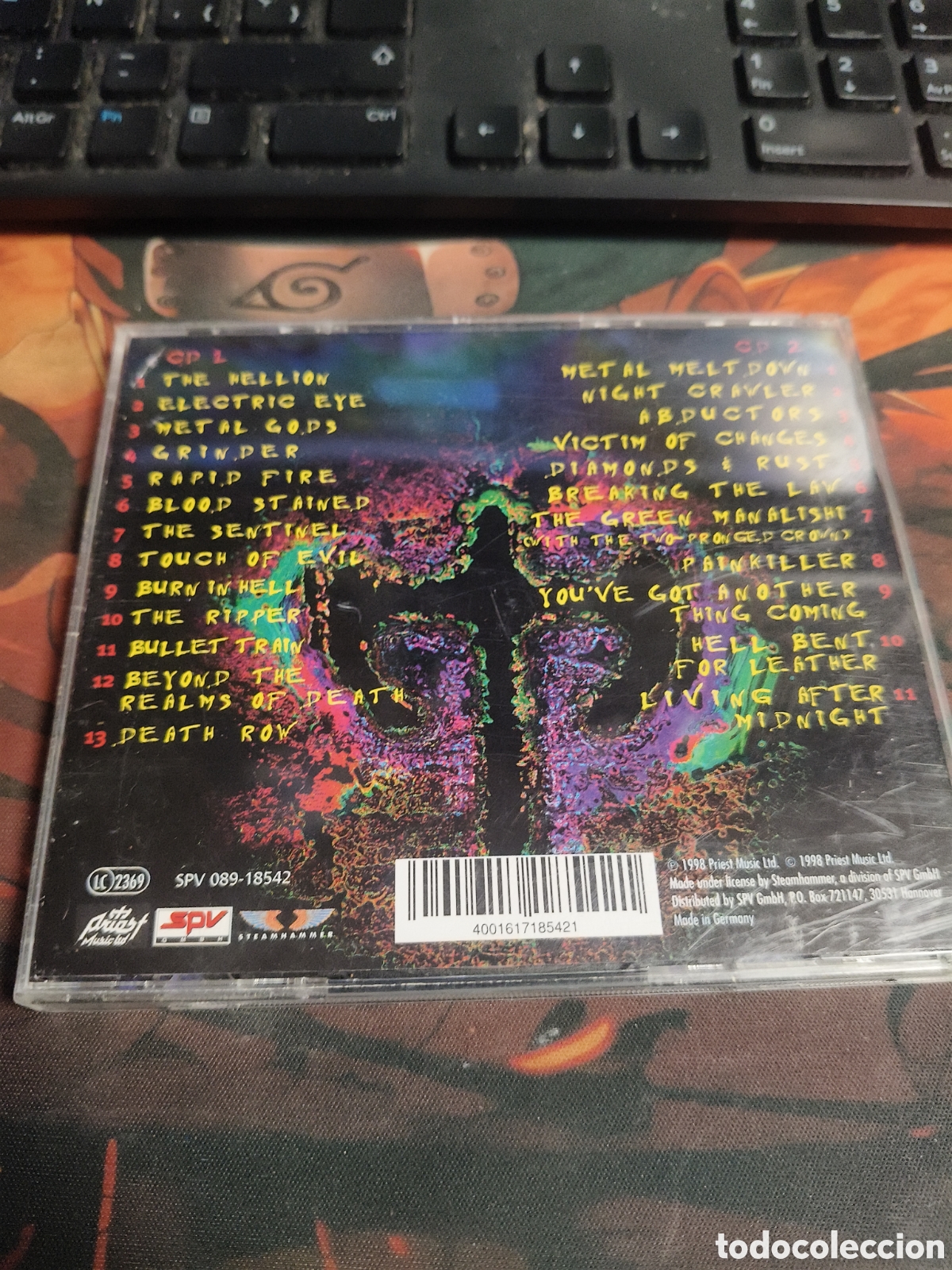 CDs de m&uacute;sica: Judas priest 98 live melt down cd - Foto 4