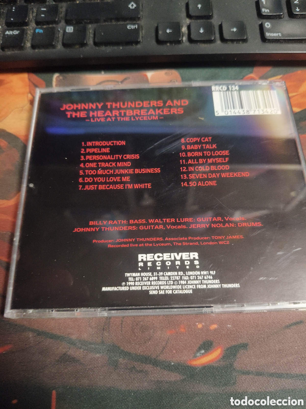 CDs de m&uacute;sica: Johnny thunders and the heartbreakers -live at the lyceum Cd - Foto 3