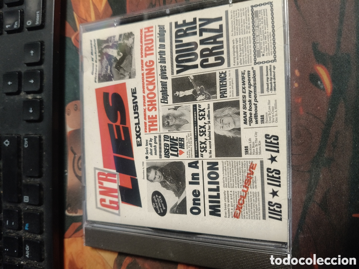 CDs de m&uacute;sica: Guns n'roses gn'r l&iacute;es geffen Cd