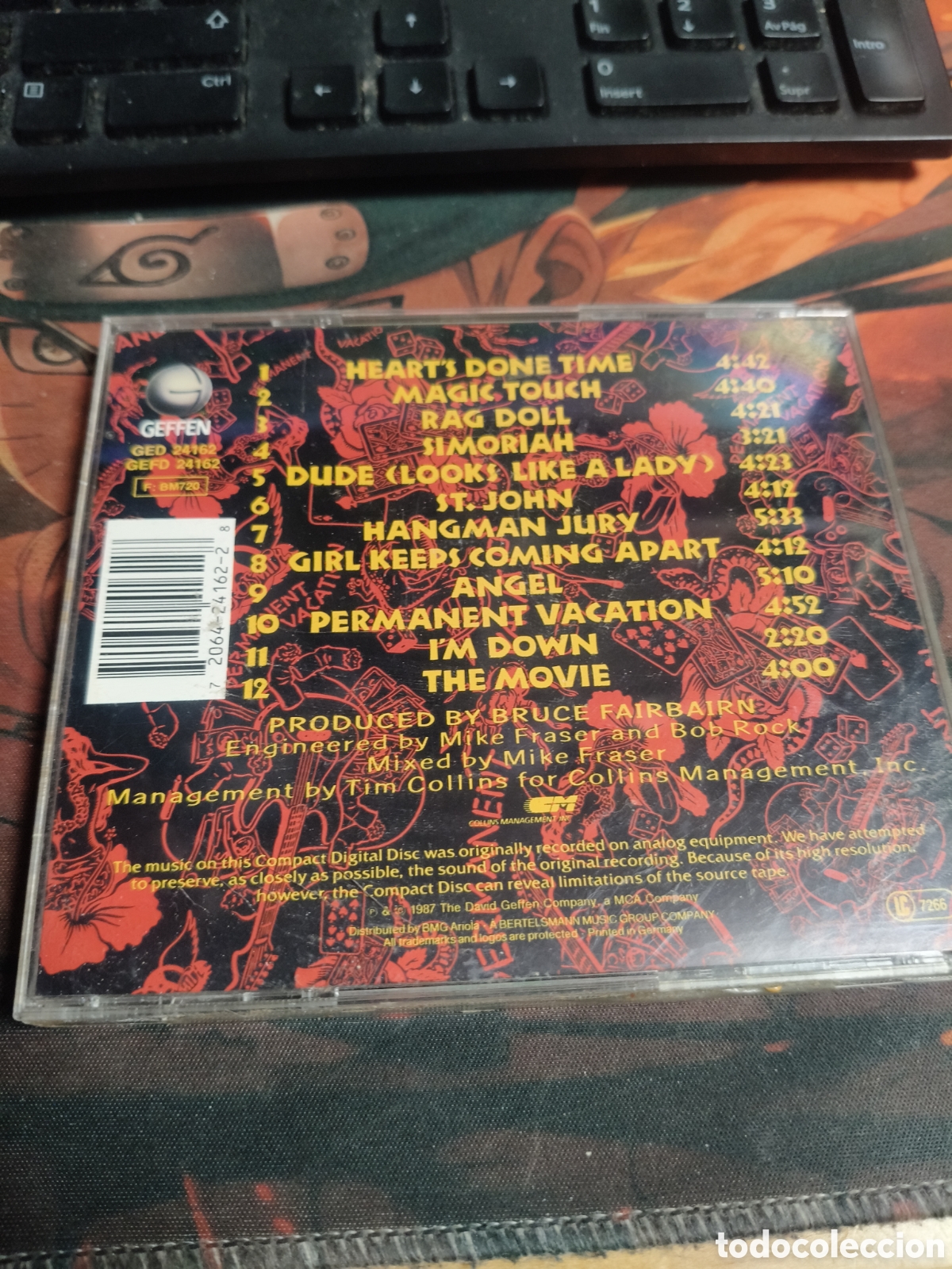 CDs de m&uacute;sica: Aerosmith permanent vacation CD - Foto 3