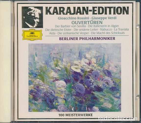 CDs de m&uacute;sica: Herbert von Karajan - Gioacchino Rossini & Giuseppe Verdi - Ouvert&uuml;ren (1976)