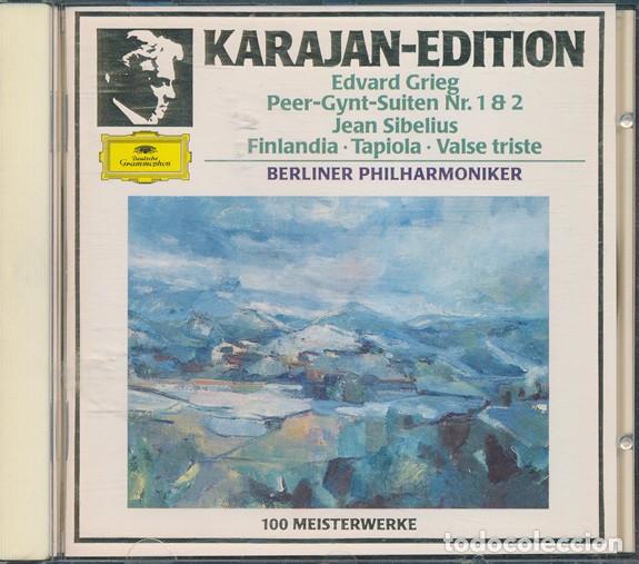CDs de m&uacute;sica: Herbert von Karajan - Edvard Grieg & Jean Sibelius (1967)