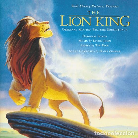 CDs de m&uacute;sica: The Lion King - Original Motion Picture Soundtrack (1994)
