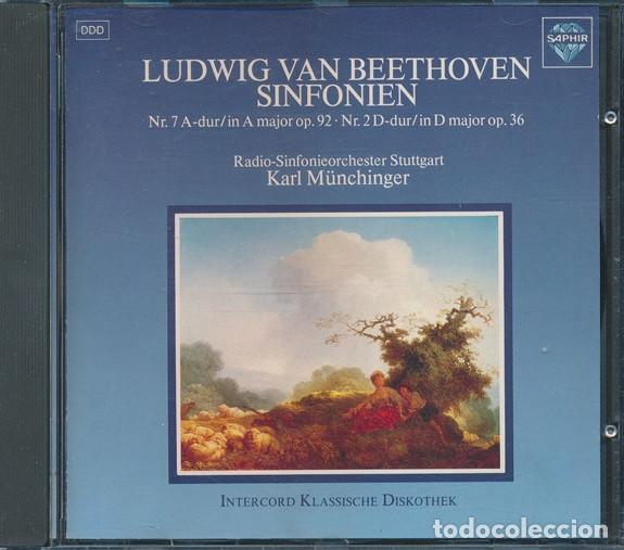 CDs de m&uacute;sica: Ludwig Van Beethoven - 7. & 2. Sinfonie (1986)