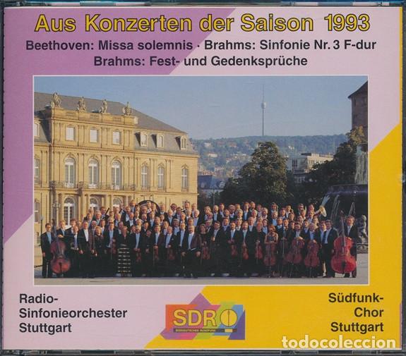 CDs de m&uacute;sica: Radio-Sinfonieorchester & S&uuml;dfunk-Chor Stuttgart - Konzert-Saison 1993 - 2 CD Set (1993)
