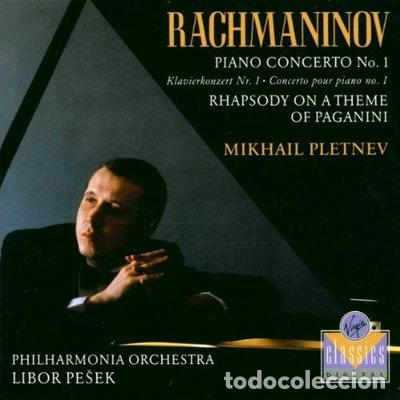 CDs de m&uacute;sica: Piano Concerto No. 1 / Rhapsody on a Theme of Paganini- 0077775950625