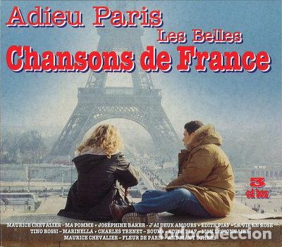 CDs de m&uacute;sica: Adieu Paris: Les Belles Chansons de France- 8712177038268