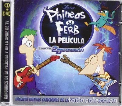 CDs de m&uacute;sica: Phineas Y Ferb Traves 2&ordf;Dimension- 5099967834723