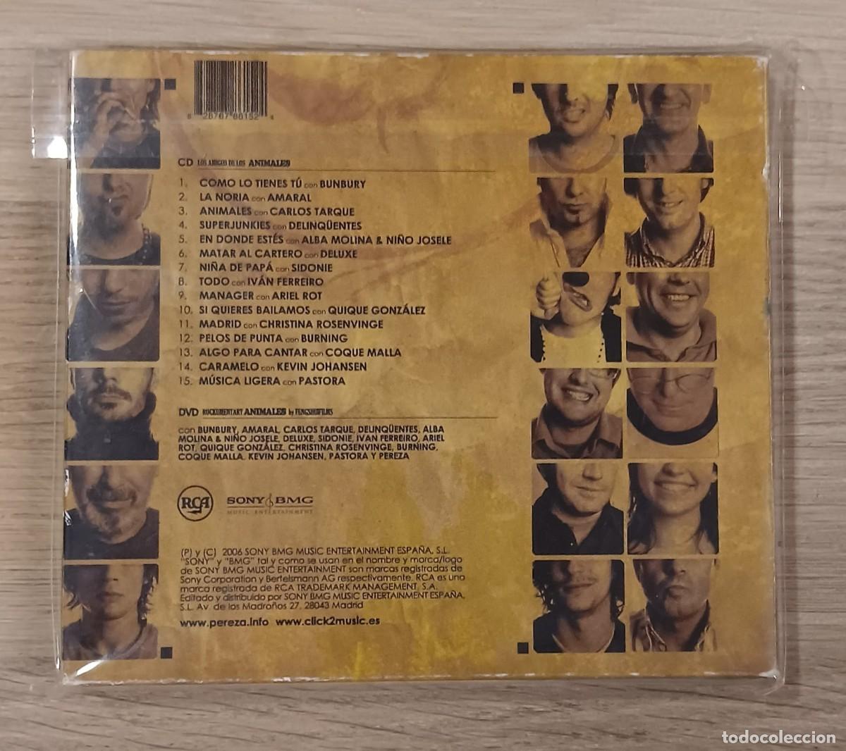 CDs de m&uacute;sica: CD COMPACT DISC PEREZA LOS AMIGOS DE LOS ANIMALES - Foto 2