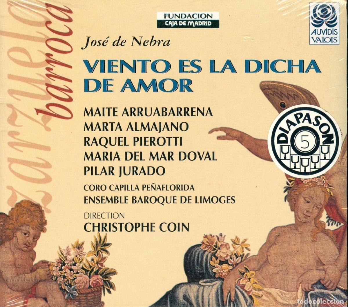 CDs de m&uacute;sica: Viento es la dicha de amor. Jos&eacute; de Nebra