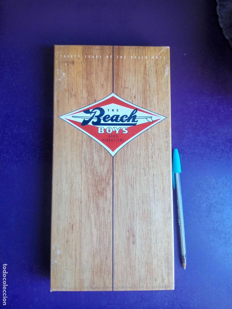 CDs de m&uacute;sica: The Beach Boys &ndash; Good Vibrations - CAJA 5 CD CAPITOL 1993 - 142 TEMAS, SURF, POP,