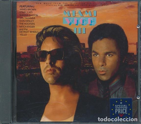 CDs de m&uacute;sica: Miami Vice III - Soundtrack (1988)