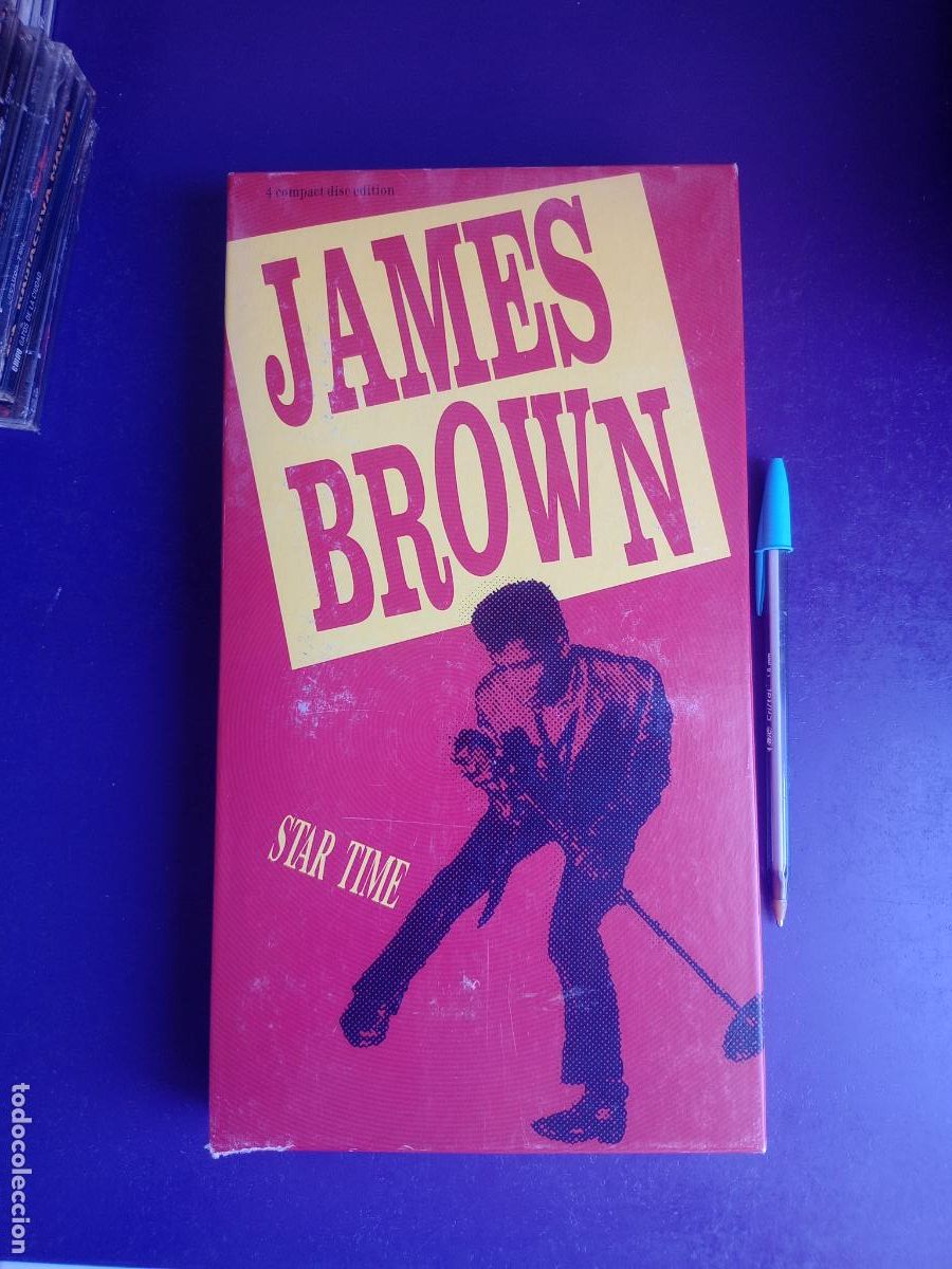 CDs de m&uacute;sica: James Brown &ndash; Star Time - CAJA 4 CD POLYDOR 1991 - 71 TEMAS, SOUL - FUNK -
