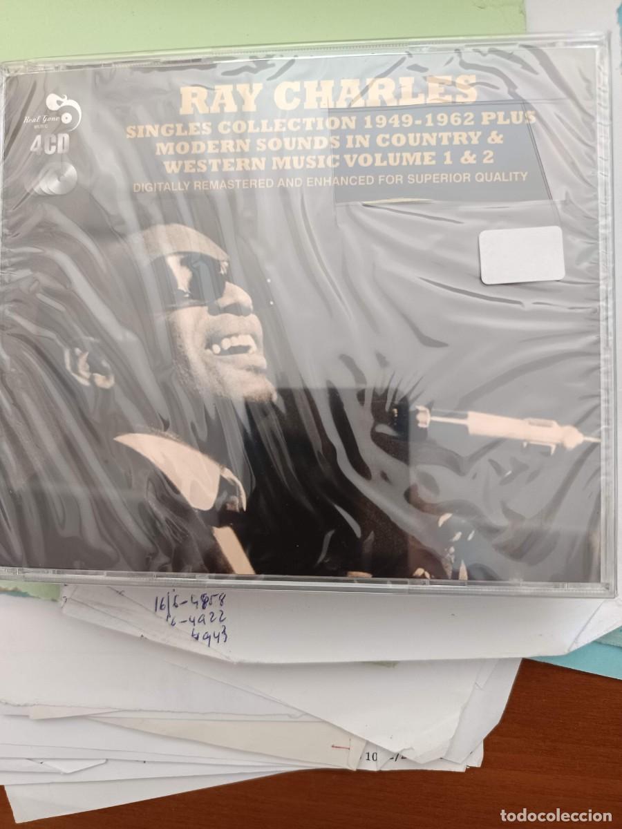 CDs de m&uacute;sica: 4 CD BOX. RAY CHARLES. SINGLES COLLECTION 1949-1962 PLUS MODERN SOUNBDS IN COUNTRY & WESTERN MUSIC V