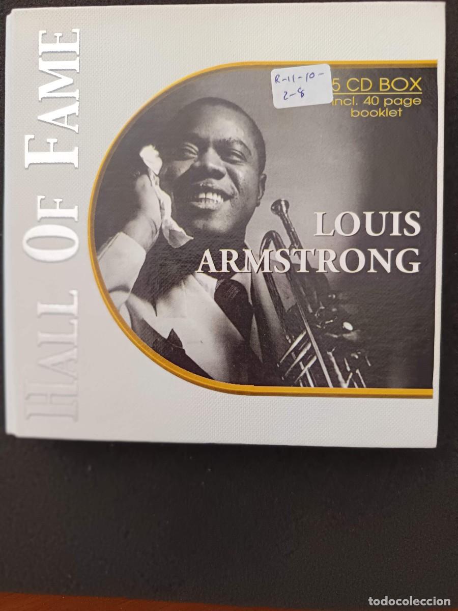 CDs de m&uacute;sica: 5 CDS BOX. LOUIS ARMSTRONG. HALL OF FAME. INCL. 40 PAGE BOOKLET