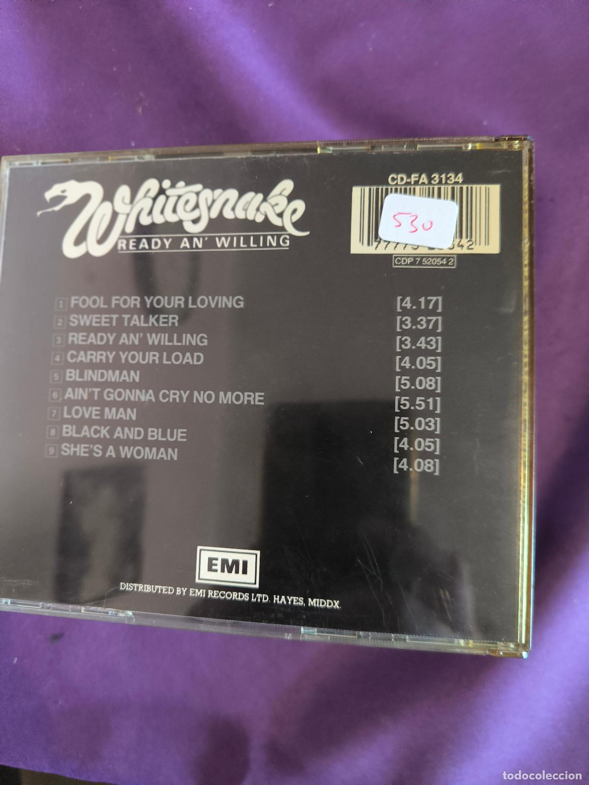 CDs de m&uacute;sica: Whitesnake - Ready an Willing CD - Foto 2