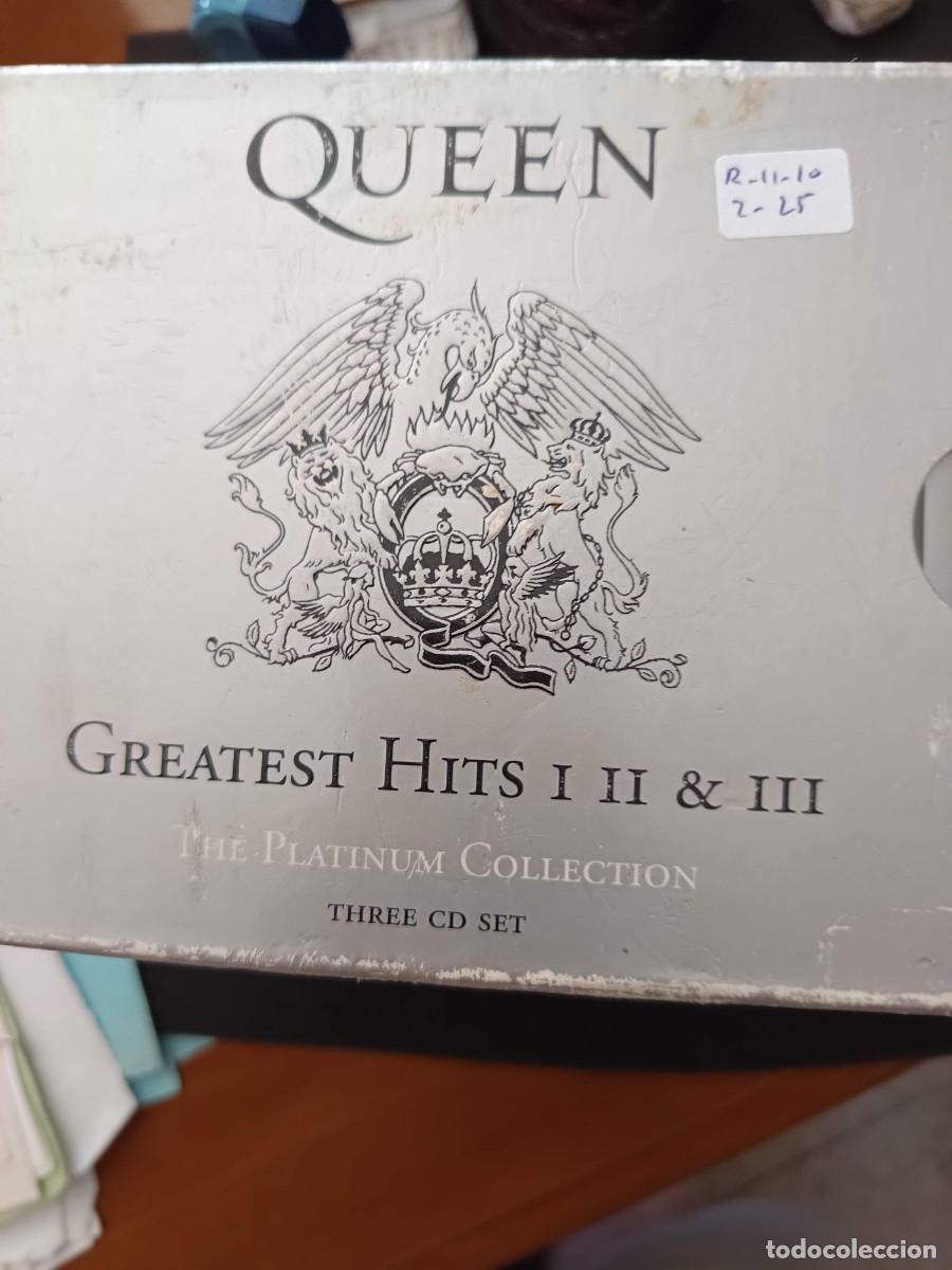 CDs de m&uacute;sica: 3 CD BOX. QUEEN. GREATEST HITS I II & III.