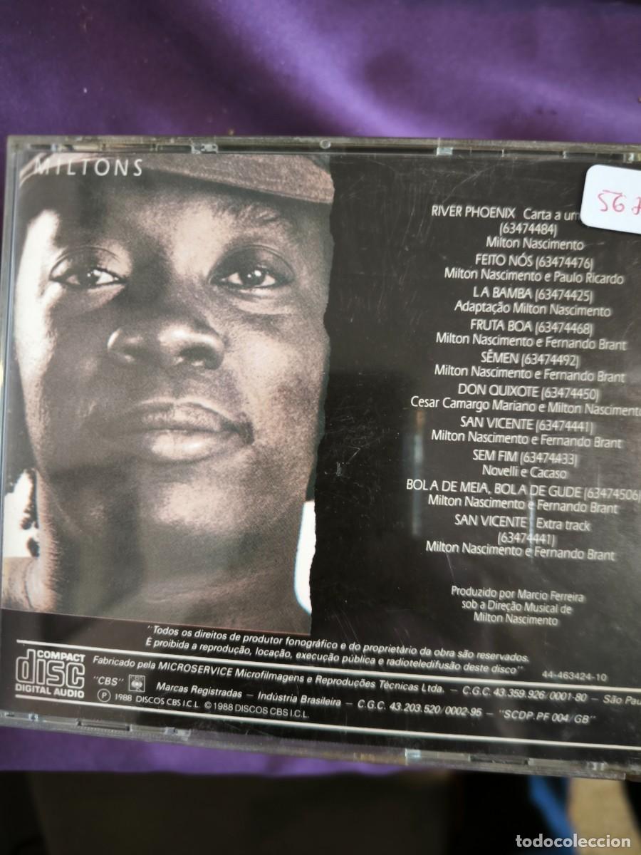 CDs de m&uacute;sica: DISCO CD. Milton Nascimento &lrm;&ndash; Miltons. COMPACT DISC - Foto 2
