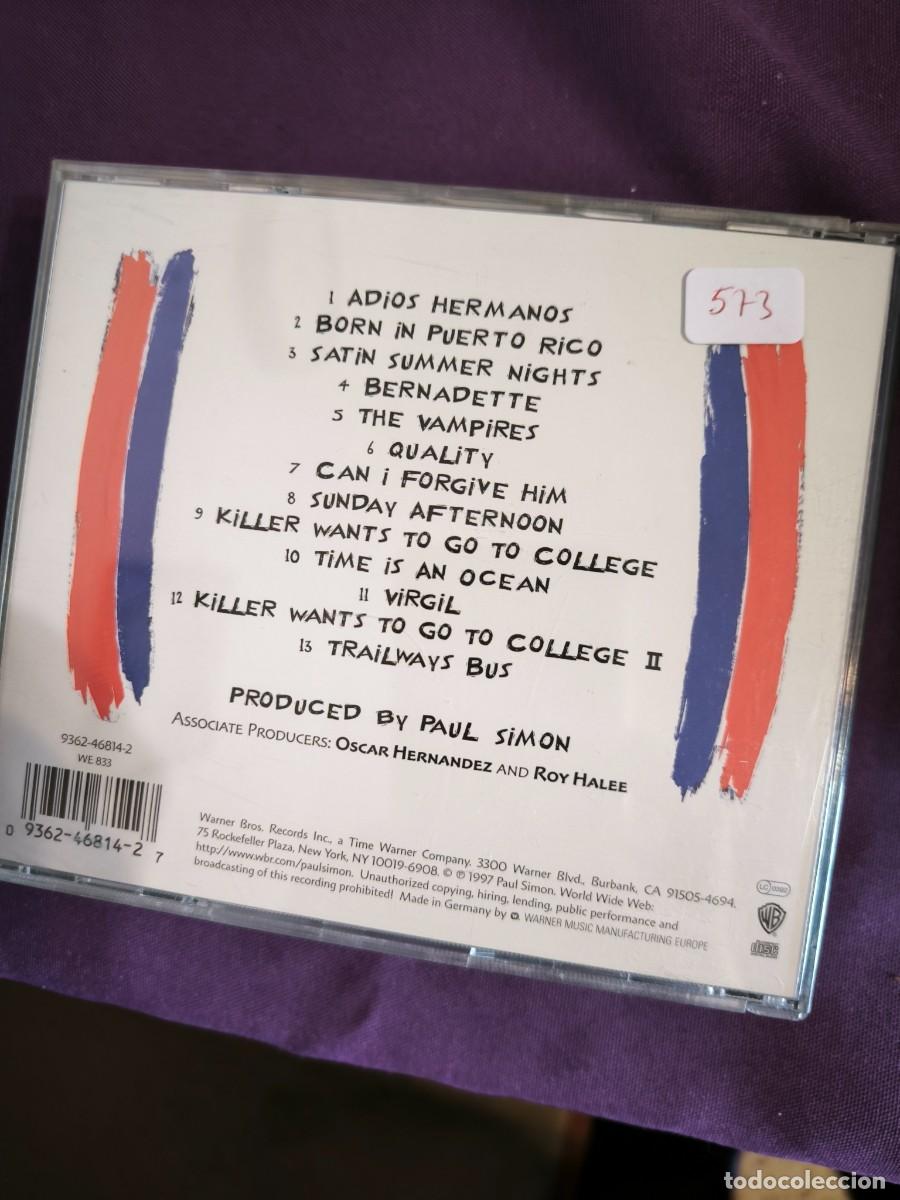 CDs de m&uacute;sica: Paul Simon - Songs from The Capeman CD - Foto 2