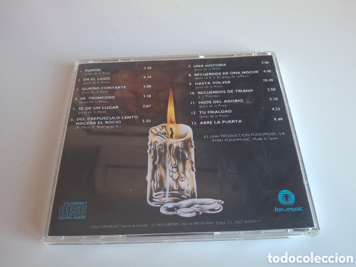 CDs de m&uacute;sica: CD TRIANA, 5&deg; ANIVERSARIO - Foto 2