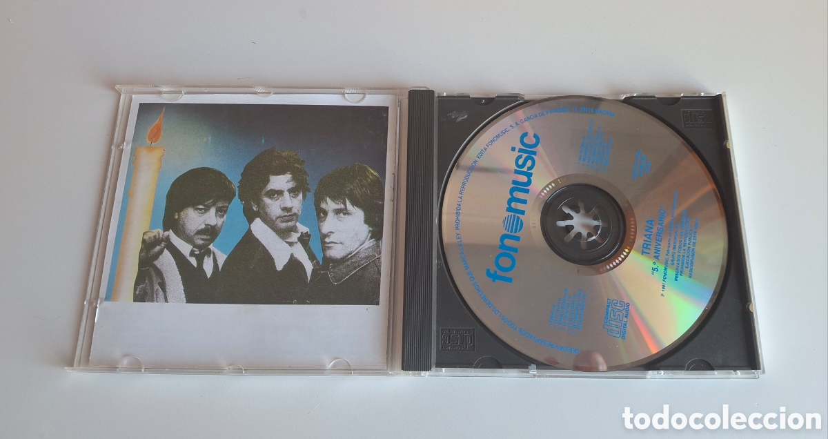CDs de m&uacute;sica: CD TRIANA, 5&deg; ANIVERSARIO - Foto 3