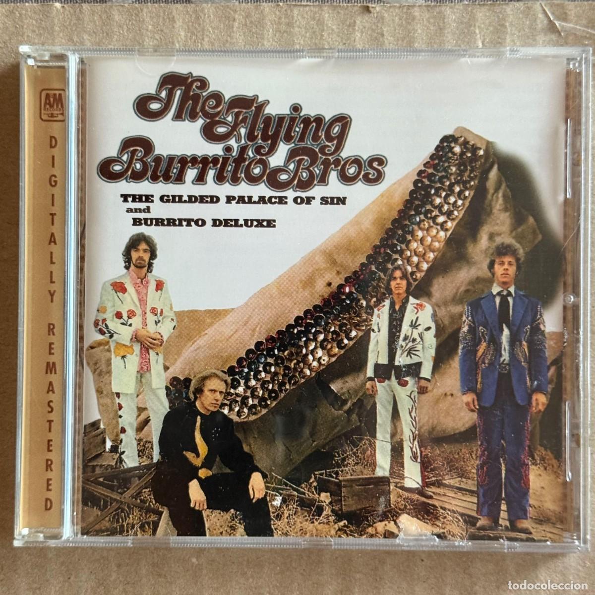CDs de m&uacute;sica: Flying Burrito Bros &rdquo;Burrito Deluxe + Gilded Palace of Sin&rdquo; CD