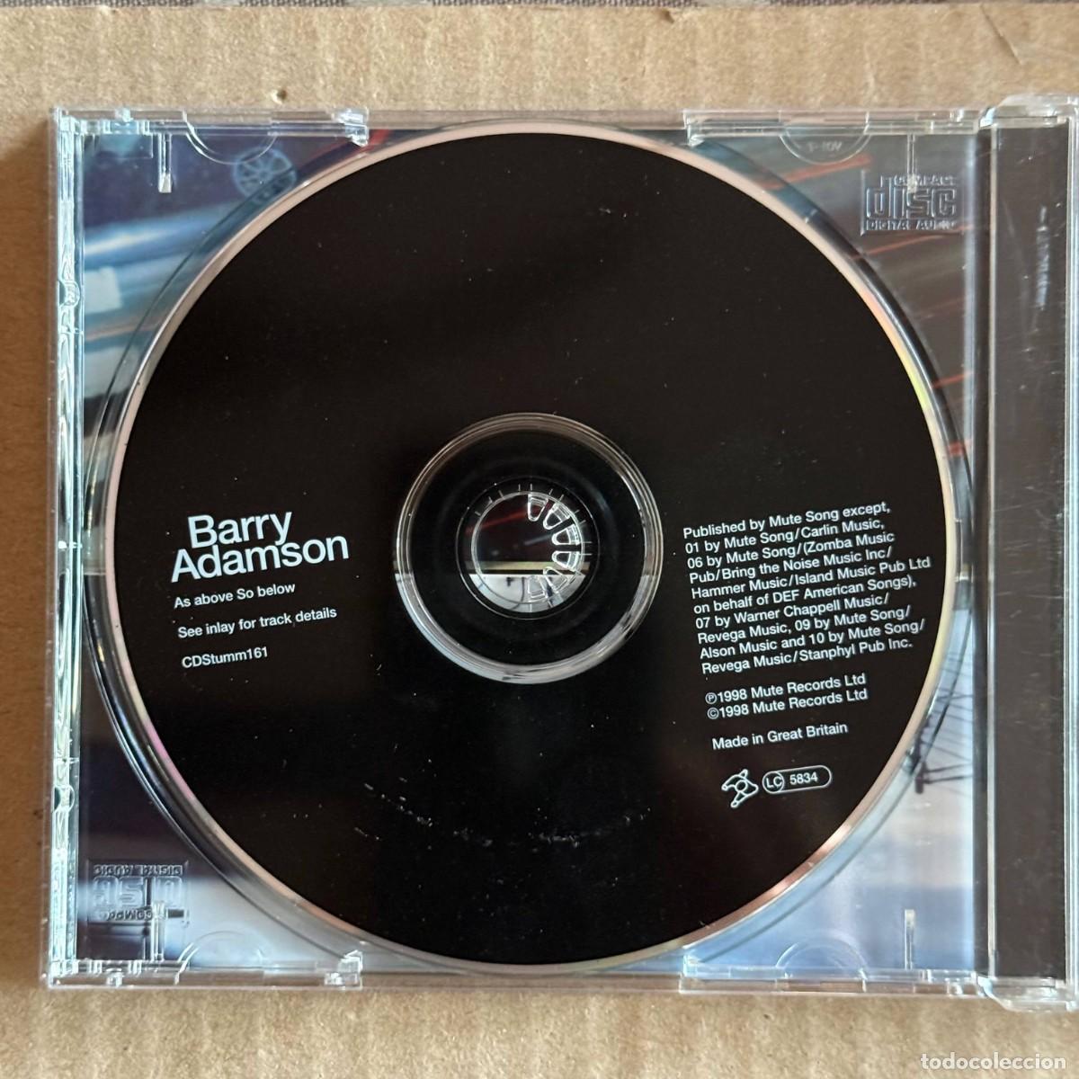 CDs de m&uacute;sica: Barry Adamson &rdquo;As above so bellow&rdquo; CD - Foto 3