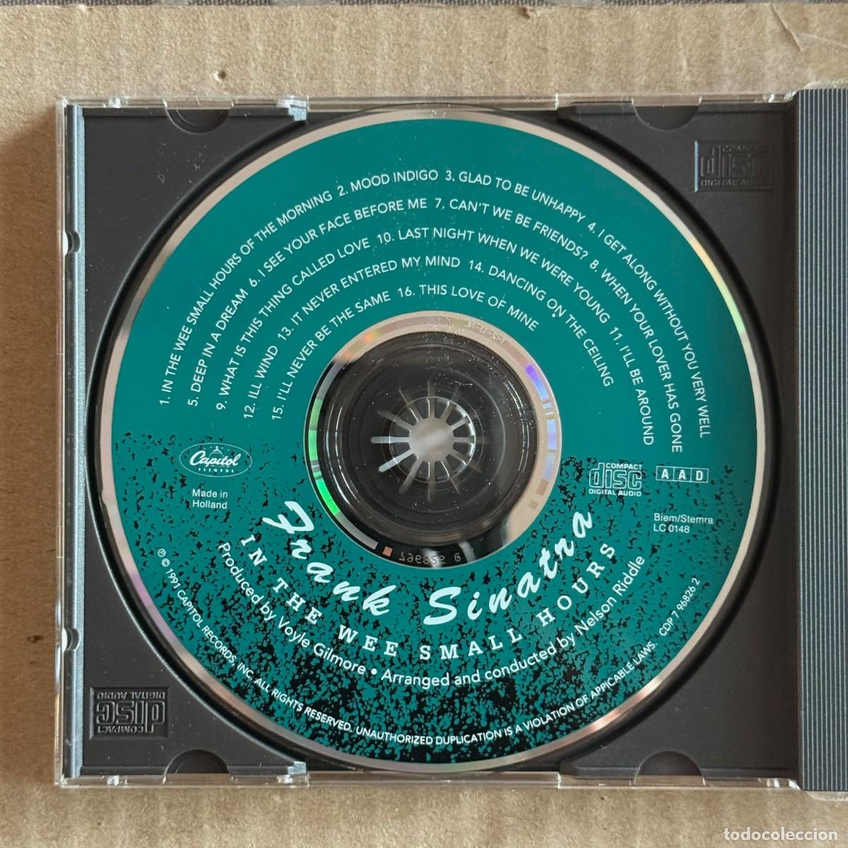 CDs de m&uacute;sica: Frank Sinatra &rdquo;In the wee small hours&rdquo; CD - Foto 3