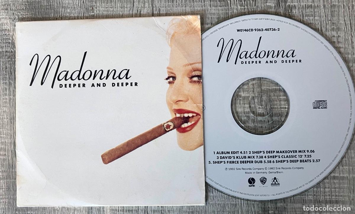 CDs de m&uacute;sica: Madonna - Deeper and Deeper *6 - 9362 40736-9 - Cd Single - Card Sleeve