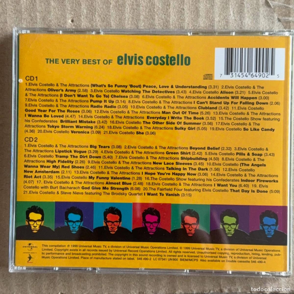 CDs de m&uacute;sica: Elvis Costello &rdquo;The Very Best&rdquo; 2CD