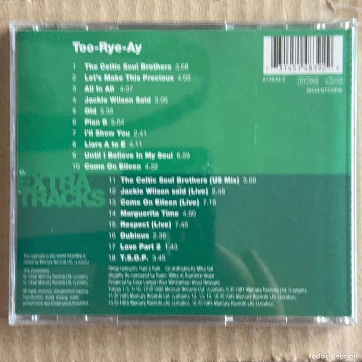 CDs de m&uacute;sica: Dexys Midnight Runner &rdquo;Too-RYE-AY&rdquo; CD - Foto 2