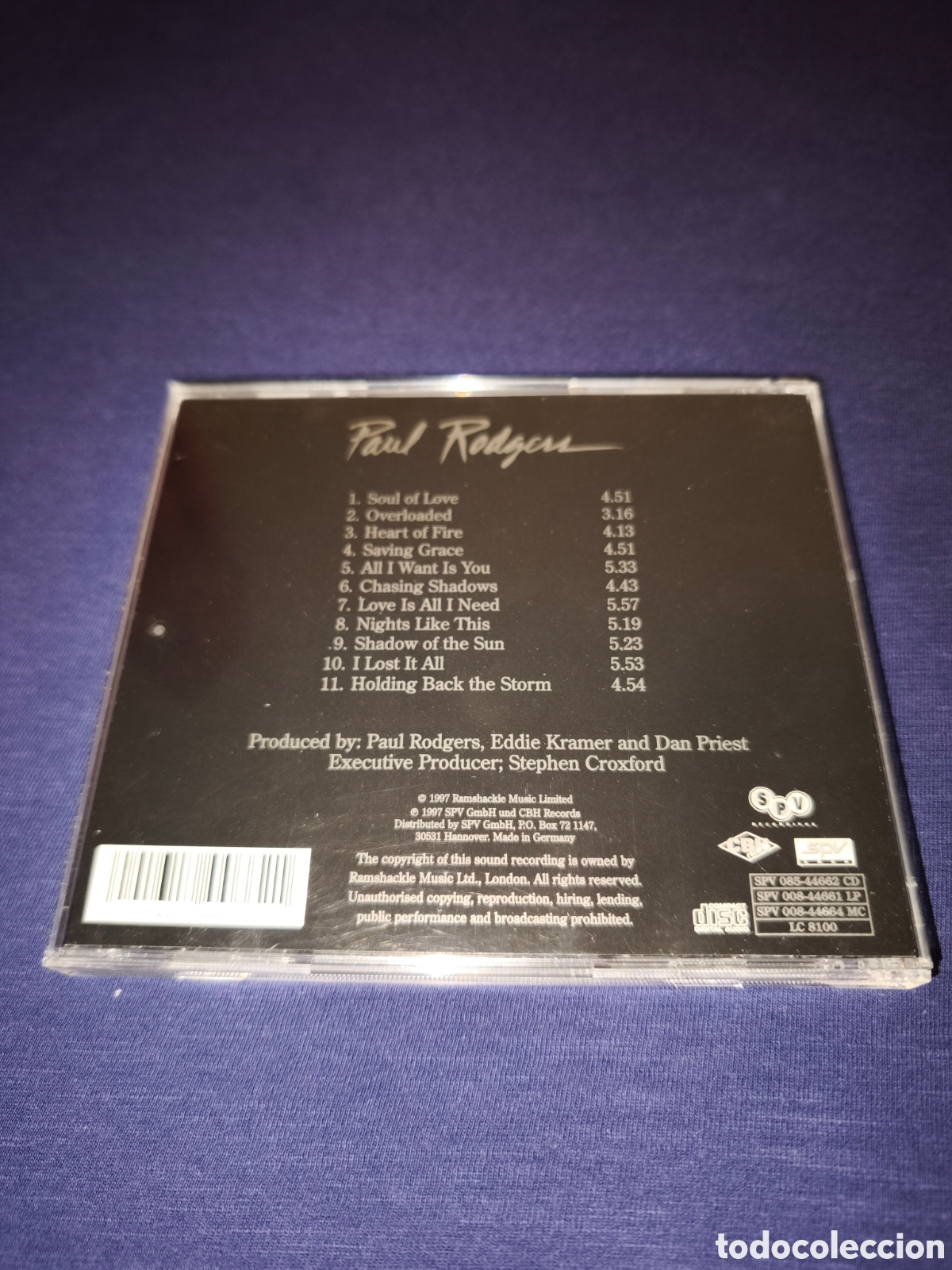 CDs de m&uacute;sica: Paul Rodgers Now CD Rock - Foto 2