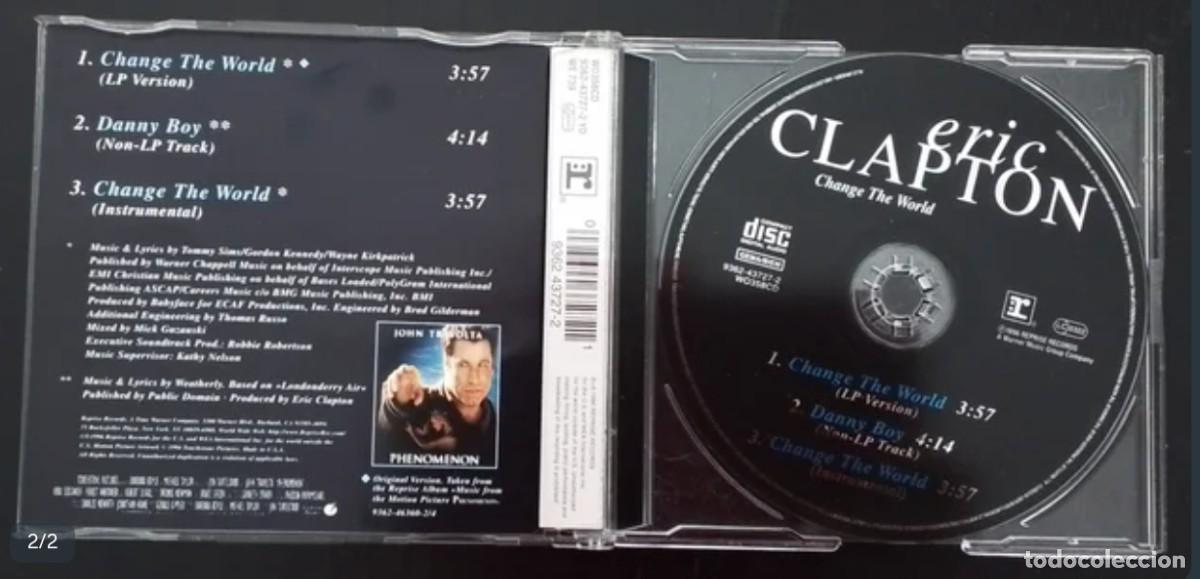 CDs de m&uacute;sica: Eric clapton - change the world - Foto 2